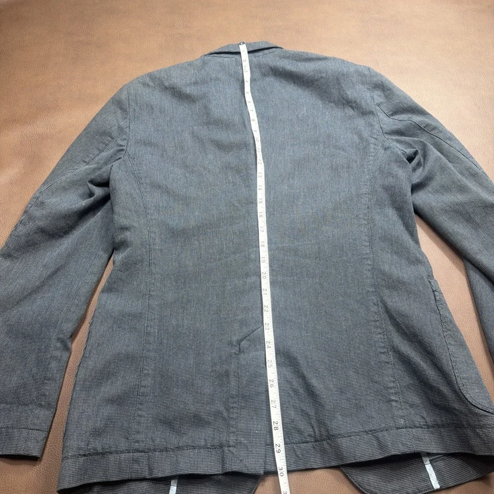 HUGO BOSS Unconstructed Sport Coat Blazer Mens 38R Gray Non Lined Wedding Formal